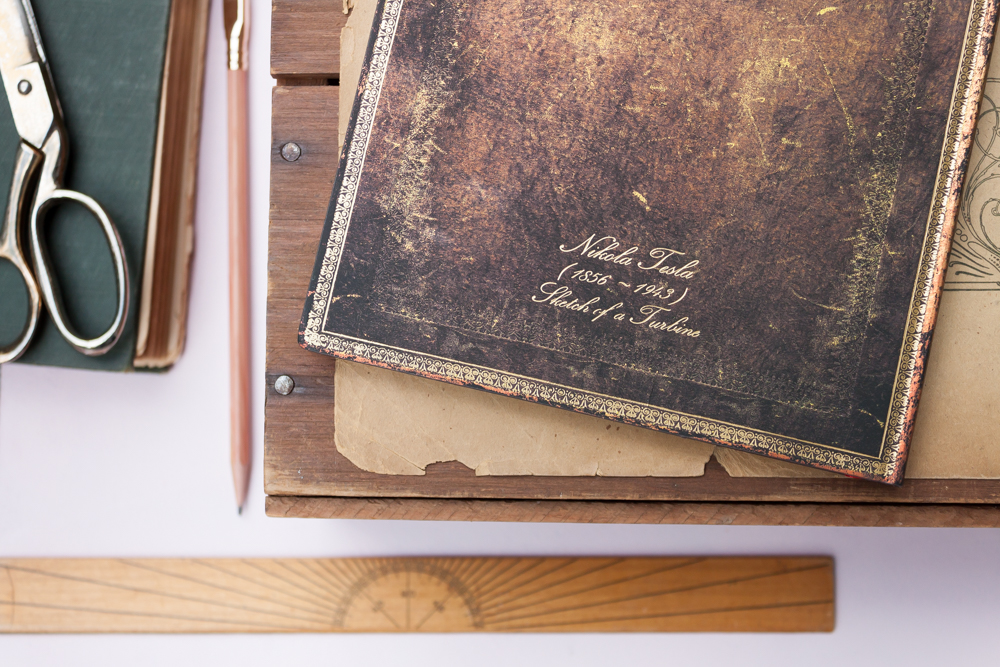 Tesla, Croquis d’une Turbine - Design Inspiration - 